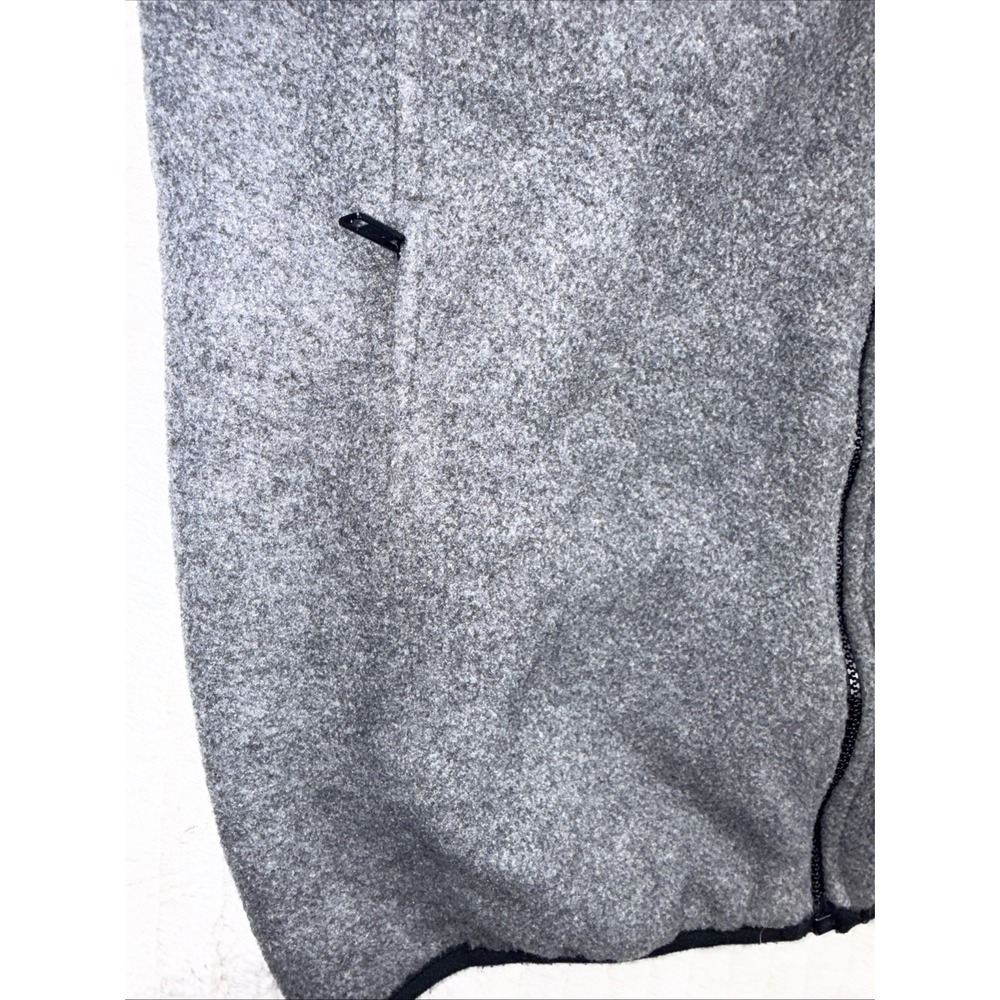 Marmot Vest Mens Medium Gray Black Polartec Fleece Lined Full Zip Hand‎ Pockets - Picture 7 of 10
